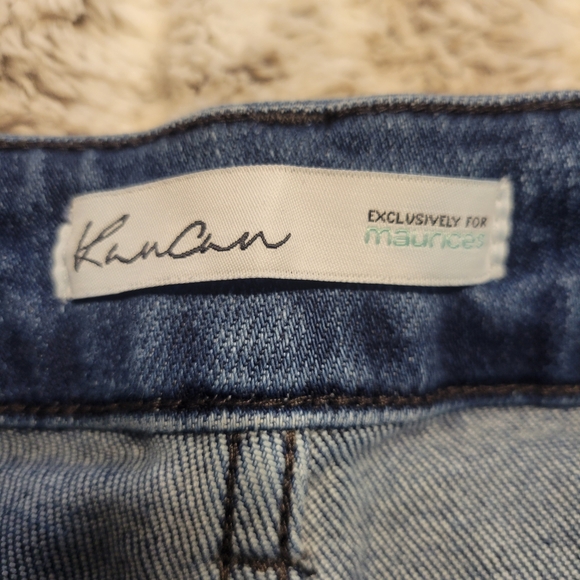 KanCan Distressed Blue Boyfriend Jeans - Picture 5 of 7